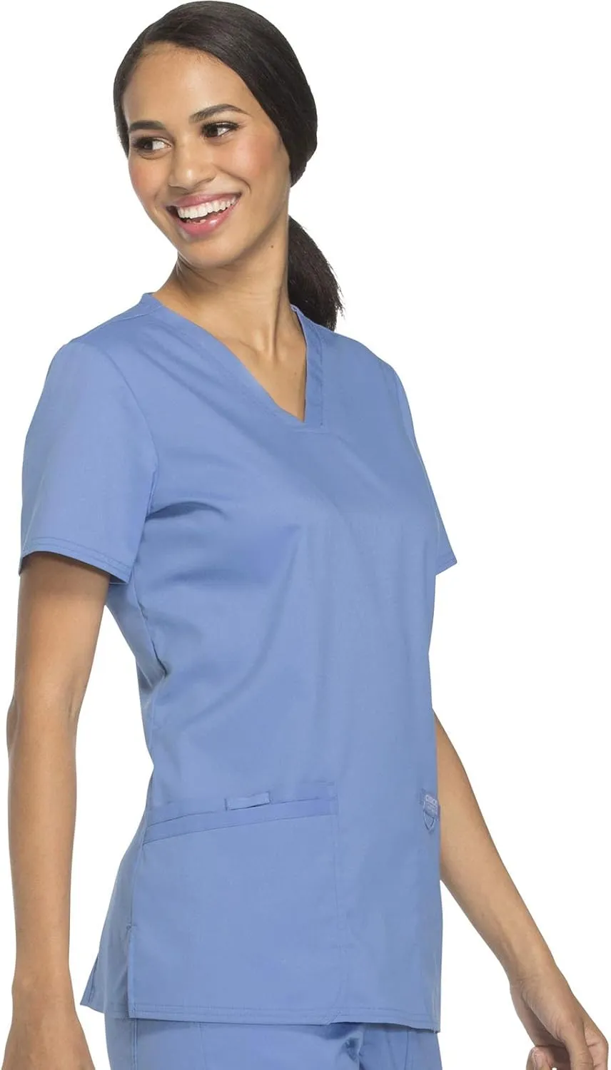 Cherokee Medical Women's Scrub Top V-Neck with 3 Pockets & Soft Fabric WW620