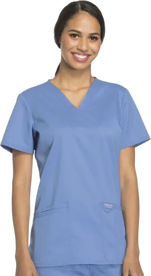 Cherokee Medical Women's Scrub Top V-Neck with 3 Pockets & Soft Fabric WW620