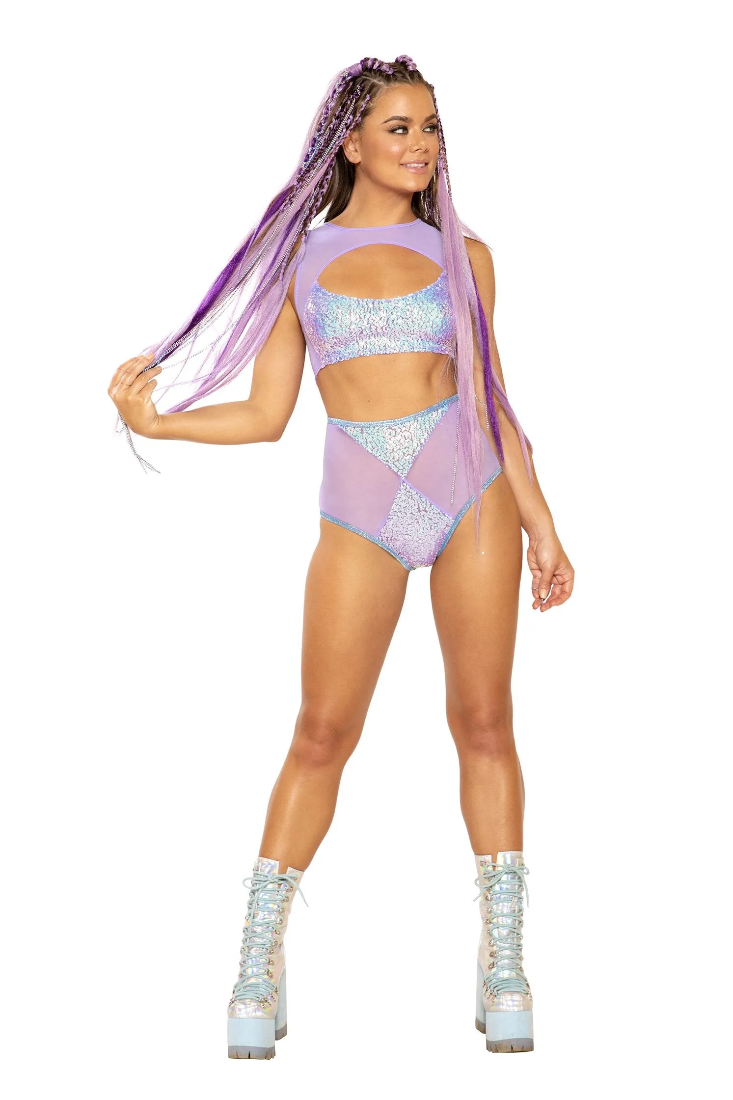 Diamond High-Waist Short