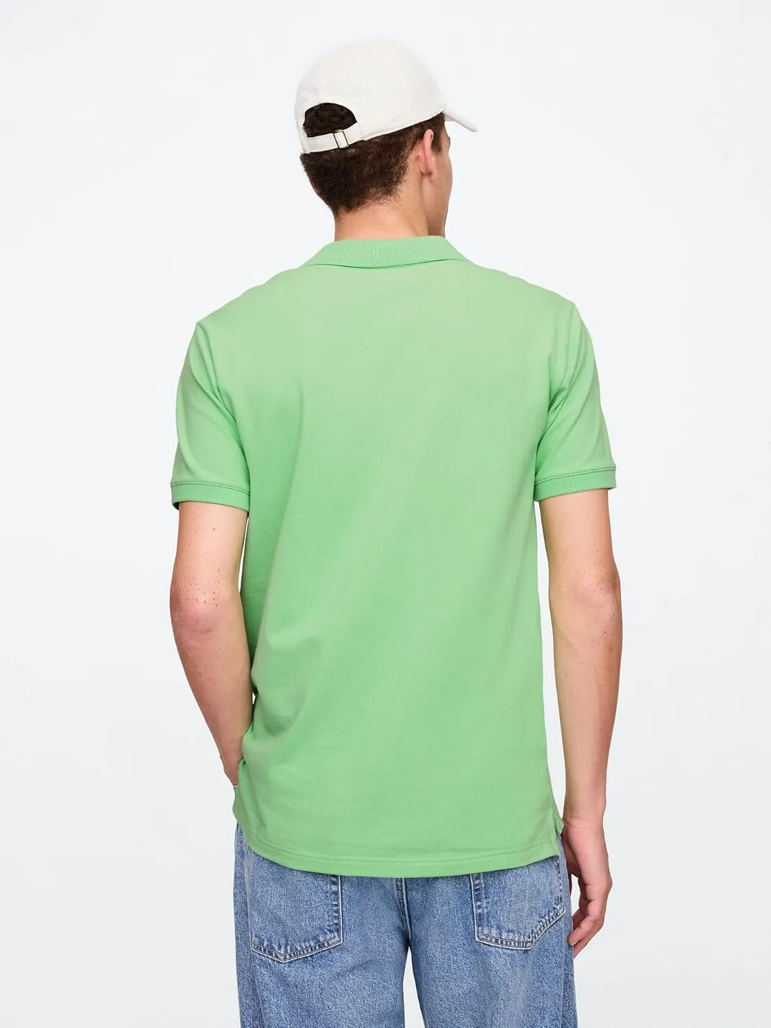 GAP Men's Logo Pique Polo