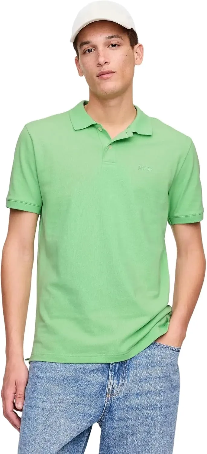 GAP Men's Logo Pique Polo