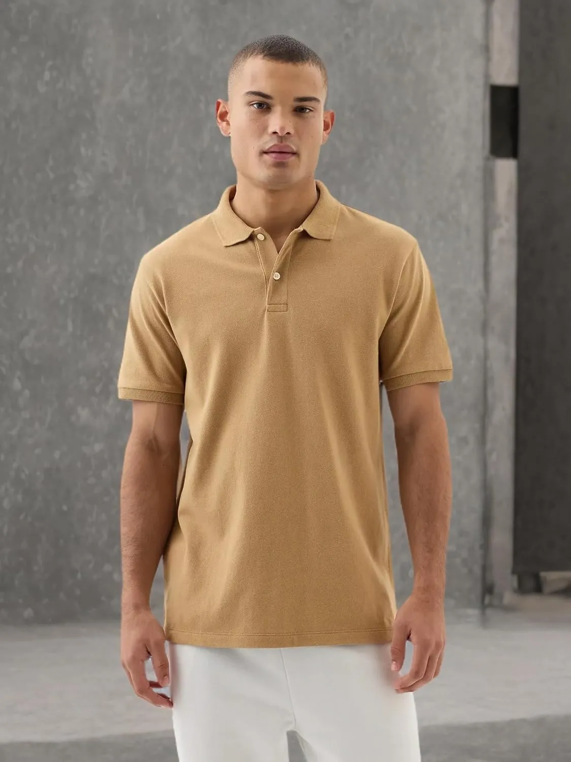 GAP Men's Stretch Pique Polo Shirt
