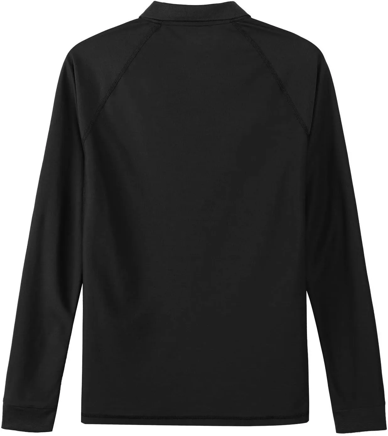 MOHEEN Men's Pique Polo Shirts Dry Fit UPF 50  Long Sleeve Golf Shirt Big and Tall M-6XL