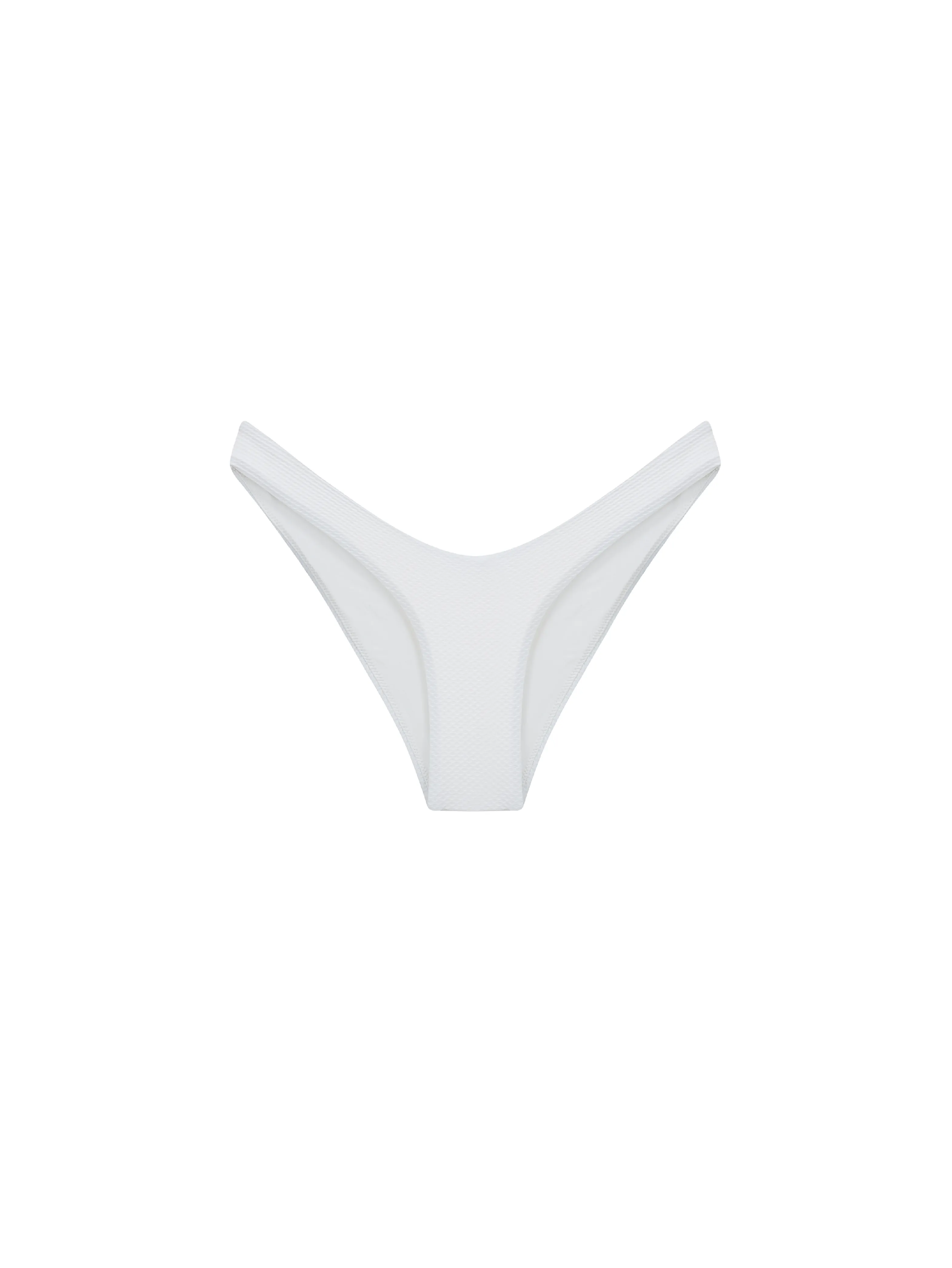 The High Cut French Brief - Ivory Honeycomb